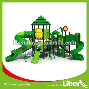 Large Fantasy Playground Equipamentos com Tubo Curvo Slide playground instalação empresas